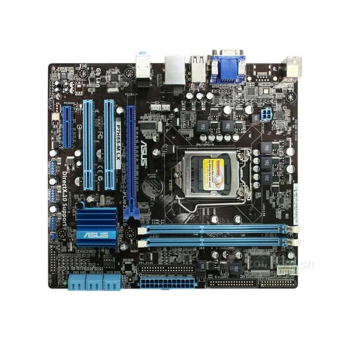 Carte mère ASUS P7H55-M LX Intel H55 LGA 1156 2xDDR3 8GB Micro ATX - Asus