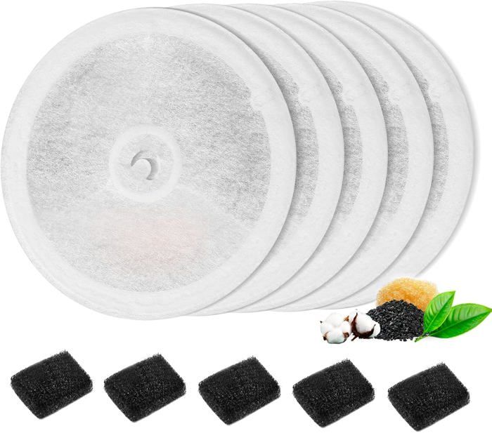 Lot De 5 Filtres Climatisation En Coton - Compatible Puupaa, Remplacement Facile - Dimensions 215 X 50 Mm