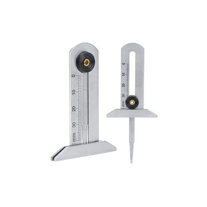 Mesure Usure Pneu Jauge de Profondeur de Pneu en Acier Inoxydable Pneu ...
