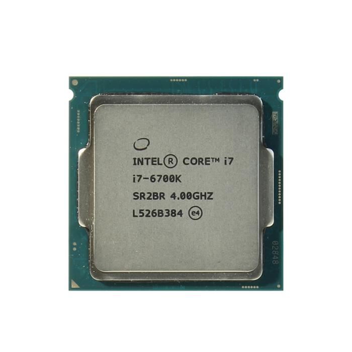 Core i7-6700K CPU Socket LGA 1151 4 cœurs 8 threads 4.0 GHz 8 Mo cache L3 91W