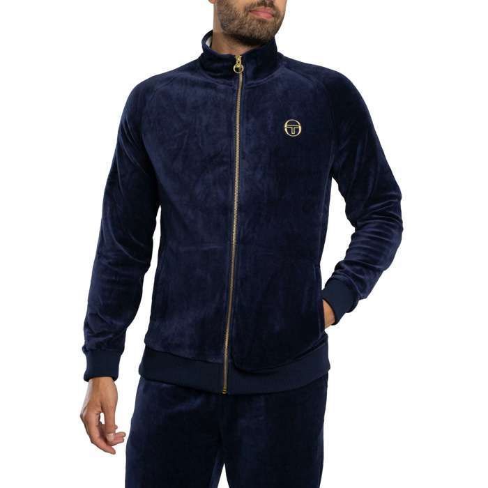 Veste De Survêtement En Velours Court - Sergio Tacchini Veste De Survêtement En Velours Court - Sergio Tacchini