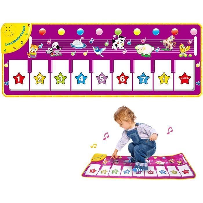 Tapis De Danse Musical Pour Enfants - 6 Boutons, 30 Niveaux, Bluetooth, Cadeau Idéal 3-8 Ans