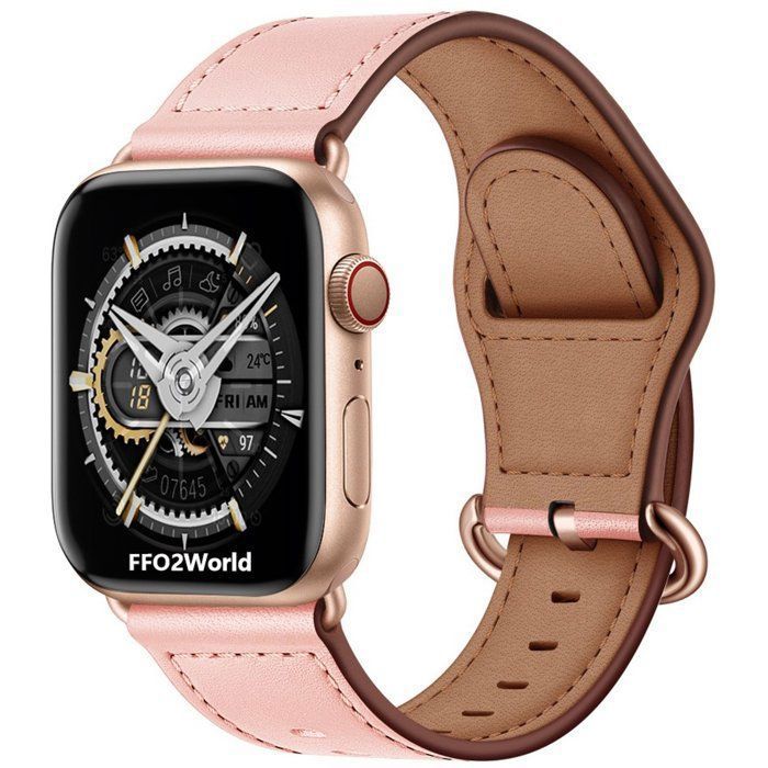 Stravo Bracelet cuir luxe pour Apple Watch 38/40/41/42 mm –