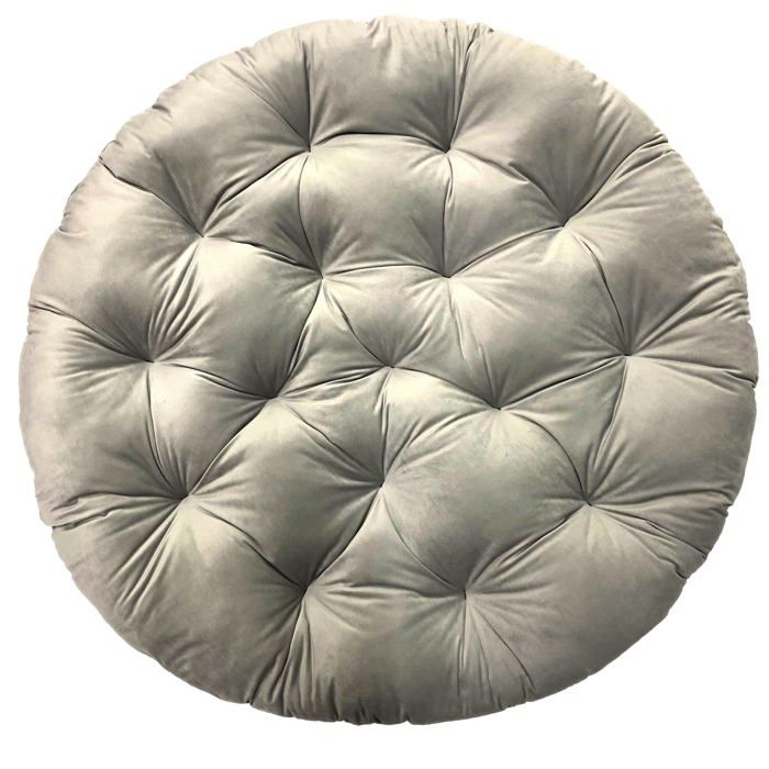 Coussin de Chaise Suspendu - Superkissen24. - Coussin Fauteuil - Intérieur/Extérieur - Imperméable - Argent