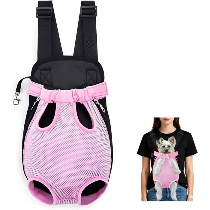 Sac à Dos pour Animaux de Compagnie Sac Transport Chien Chat Respirant Pet Travel Backpack Sacs de Voyage Animaux Réglable