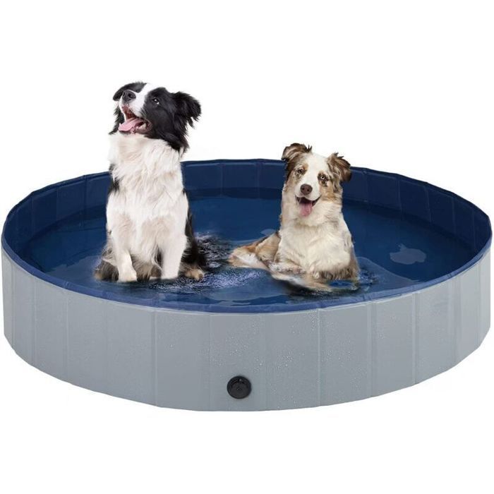 Piscine pliable pour chien baignoire portable pour animaux de compagnie convient aux chiens et aux chats utilisable à lint