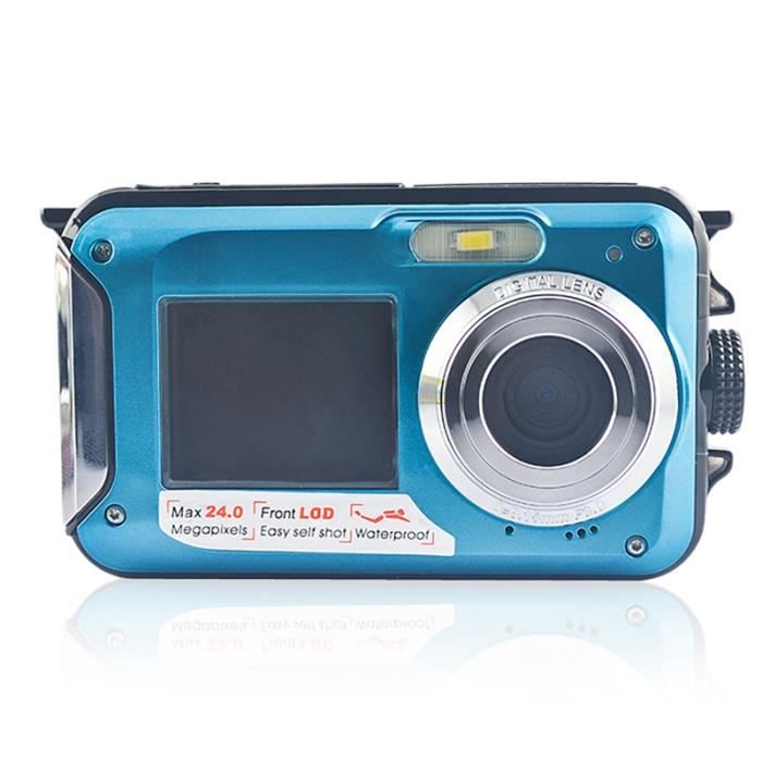 Bleu 800W Dual Display HD Digital Waterproof Camera 1080P 30FPS Digital