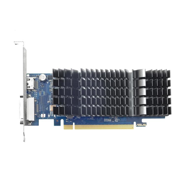 ASUS GT1030-SL-2G-BRK – Carte graphique – GF GT 1030 – 2 Go GDDR5 – PCIe 3.0 faible encombrement – DVI HDMI – san ventilateur