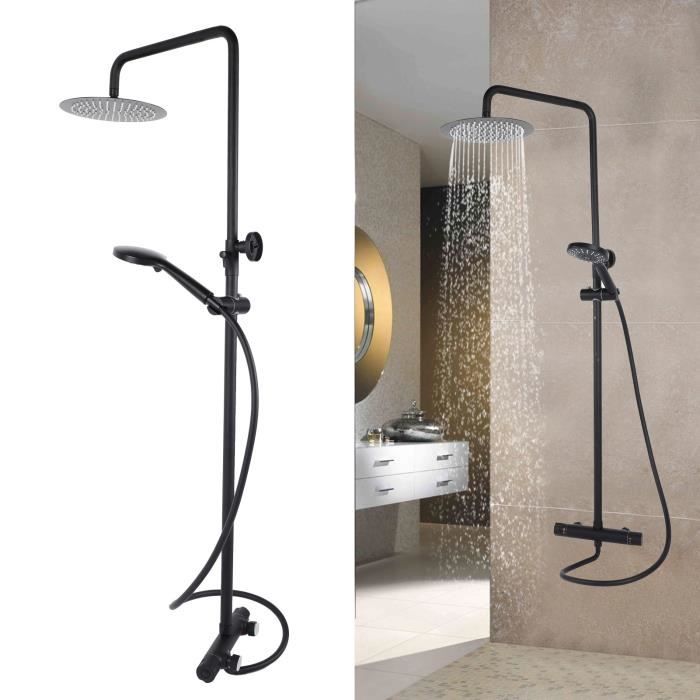 RAI Colonne de douche avec mitigeur thermostatique Vitalio Start System 210 mm, chromé 10698