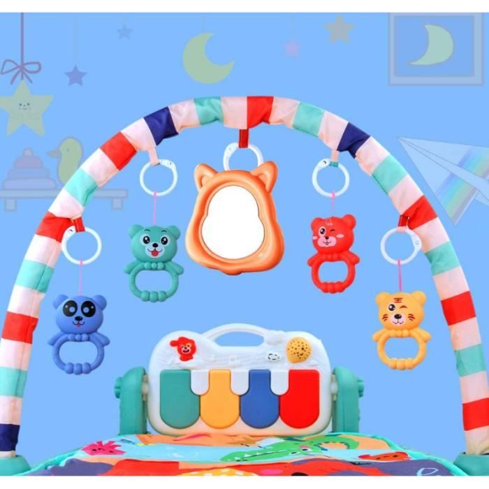 Tapis De Jeu Bebe Musique Piano Pied Tapis De Jeu Et Tapis De Jeu Sport Retractable Jouets Montessori Cdiscount