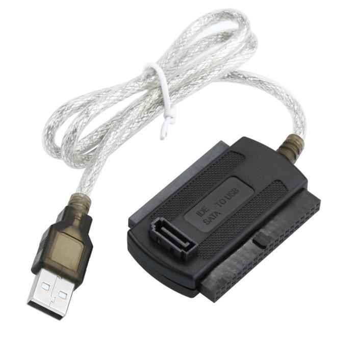Tenoens® SATA - PATA - IDE vers USB 2.0 Convertisseur adaptateur 2,5 - 3,5 Disque  dur DVD _5407 - Cdiscount Informatique