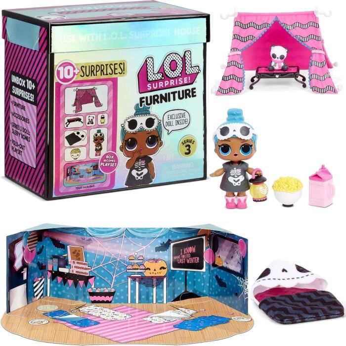 L.O.L. Surprise furniture set doll sleepover surprise + accessories furniture meubles