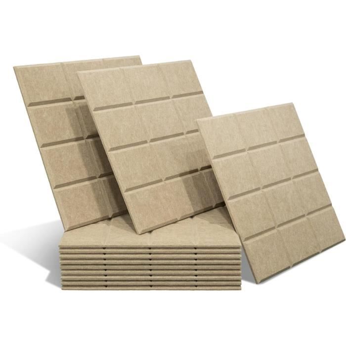 Panneaux Acoustiques TONOR 18pcs - 30x30cm, Autocollants, Isolation Studio Ou Bureau