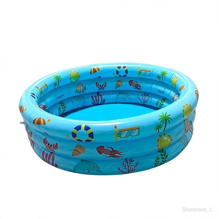 Piscine Gonflable Pour Enfants – 85 X 30 Cm – Rond En PVC Résistant – Idéal Intérieur Et Extérieur (Vert)