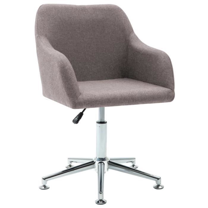 Chaise De Bureau Couleur Taupe En Tissu Fauteuil Professionnel Directeur Entrepreneur Siege Salle A Manger Diner Femme Homme Achat Vente Chaise Gris Soldes Sur Cdiscount Des Le 20 Janvier Cdiscount