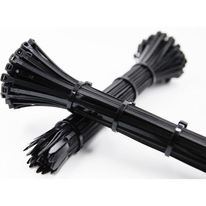 700 Colliers De Serrage Nylon - 5 Tailles (100-300mm) - Serre-Câbles Réutilisables - Résistants UV