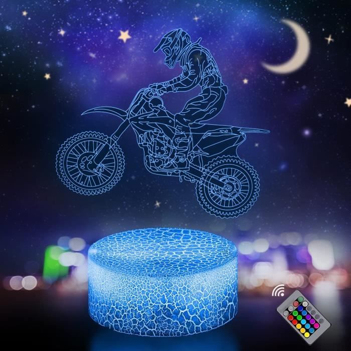Veilleuse 3D PNL - 16 couleurs avec télécommande - Éclairage nocturne pour chambre - Maison