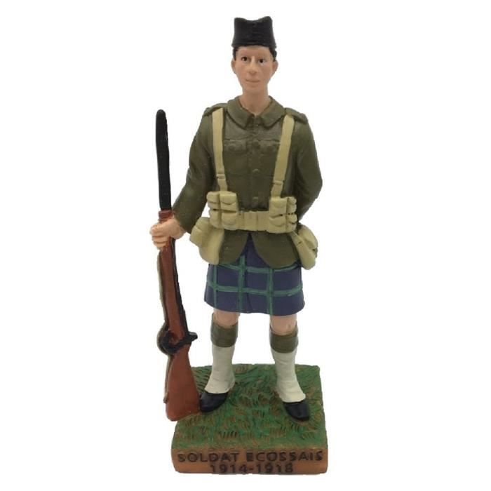 Lot 4 miniatures soldats figurines style elastolin linéol Non Qui