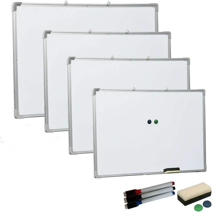Film pour tableau blanc - 40 x 100 cm - Autocollant - Réinscriptible - Tableau  blanc magnétique - Avec 3 marqueurs - 1 éponge [343] - Cdiscount Maison