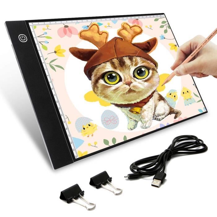 Tables A Dessin Lumineuses Tablette Lumineuse Elfeland A4 Ultramince Portable Lumineuse Dessin Led Usb Rechargeable Lum 40276 Achat Vente Table A Dessin Tables A Dessin Lumineuse Cdiscount