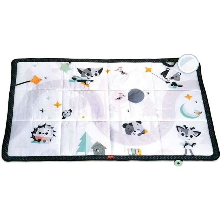 TINY LOVE Tapis d'Eveil Géant Pour Bébé, Design, Dès la naissance, Collection Black & White, 150 x 1