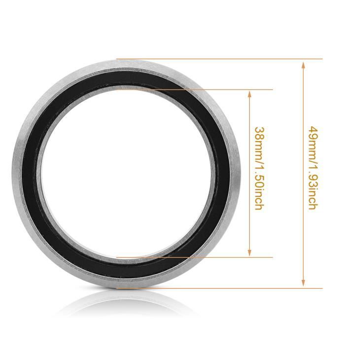 Roulements De Roue Vélo F3 20x32x7mm ABEC-3 - Lot De 2 Pièces, Référence 7149787/7149806, Pour Moyeu Avant/arrière
