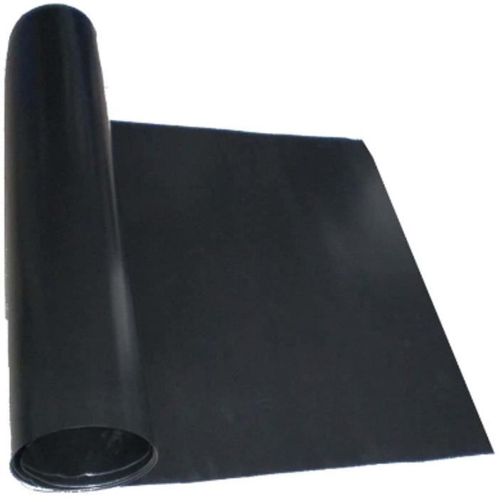 Bâche Bassin Noir HDPE 5x8m - Liner Étanche Pour Étang à Poissons - Résistant Aux Perforations - 0.2mm D'Épaisseur