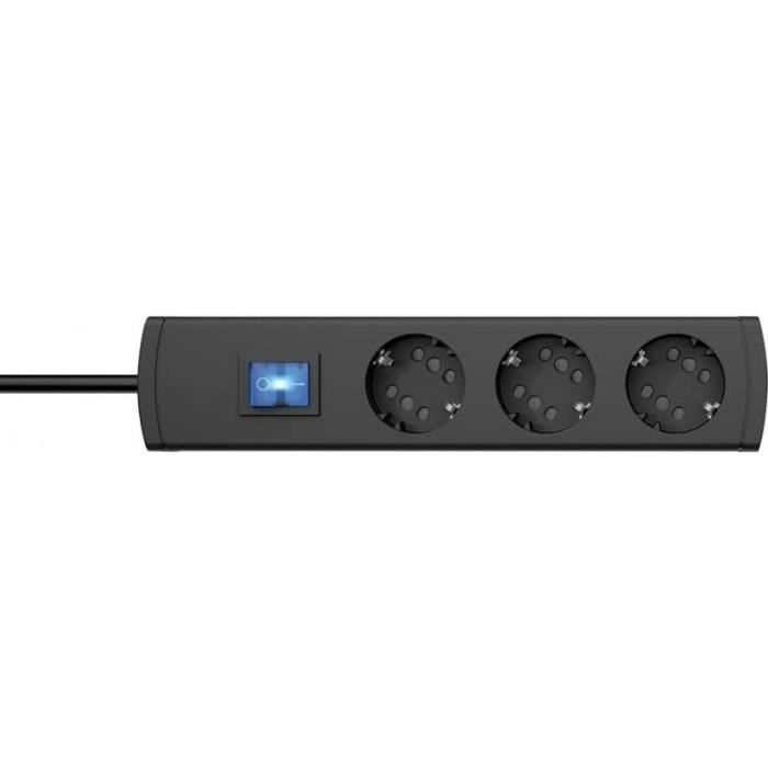 Rallonge 3 prises Schuko avec interrupteur Kopp Duoversal Plus 3600 W (1,4 m) main image 1