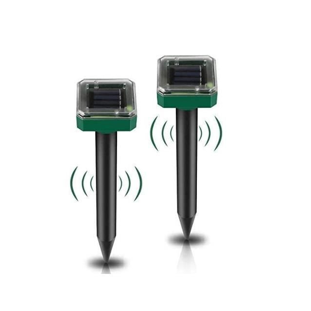 Répulsif à Taupes Solaire – Ultrasons, 3 Modes, Étanche IP65 - 10