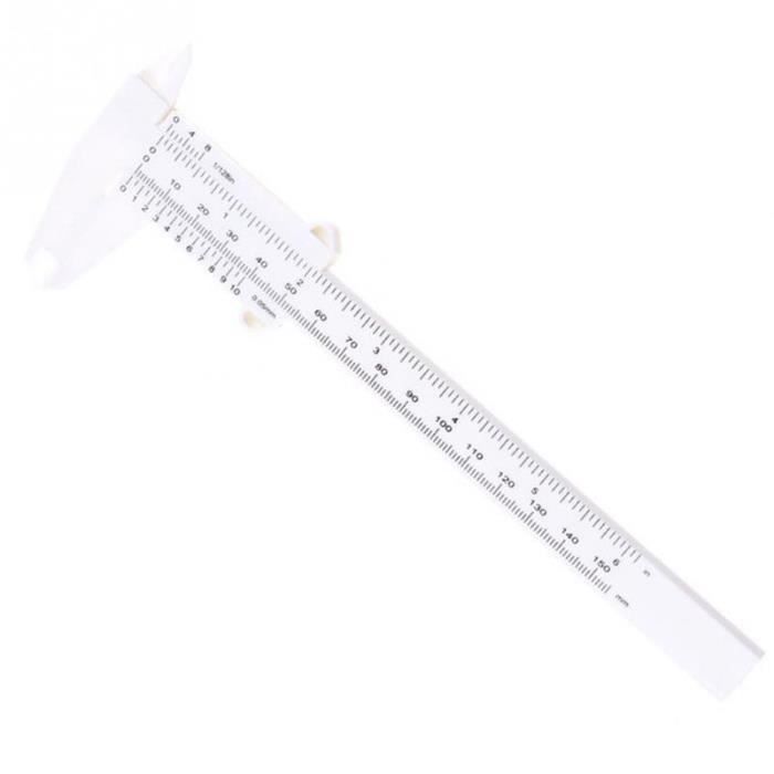 Règle Centre Recherche 150mm En Aluminium - Ruban Adhésif Avec Trous De Fixation