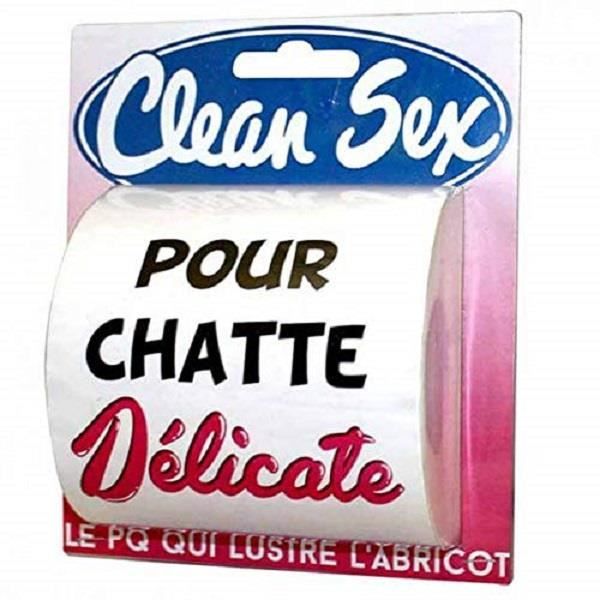 Lot De 2 Rouleaux Papier Toilette Humoristique Clean Sex Chatte Delicate Achat Vente Banderole Banniere Bientot Le Black Friday Cdiscount
