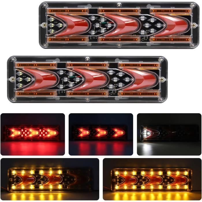 3ème Feu Stop LED Pour Mercedes Sprinter (2006-2019) - Feu Arrière Supplémentaire Haut - Remplacement Direct - Couleur Rouge