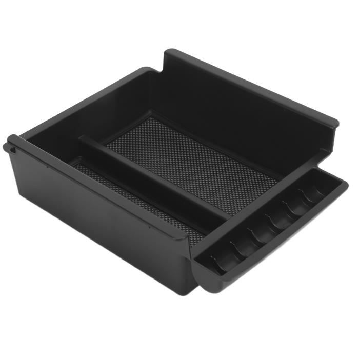 Organisateur De Console Centrale Pour Porsche Cayenne 2011-2018 - Boîte De Rangement Pour Téléphone, Accessoires Intérieur (Noir)