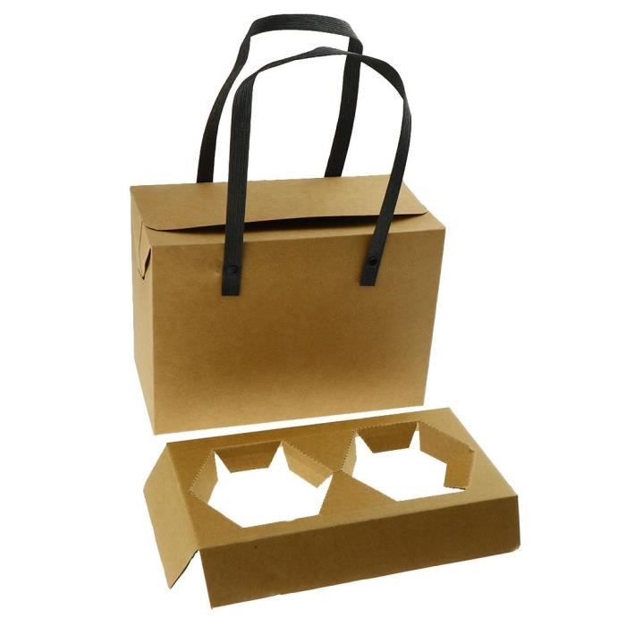 Sacs Kraft Pochette Sachets Kraft Cadeau Rectangle Emballage avec