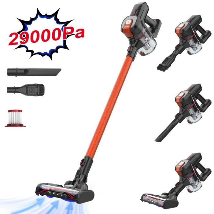 DIBEA D008 Aspirateur Balai sans Fil sans Sac Autonomie en Mode