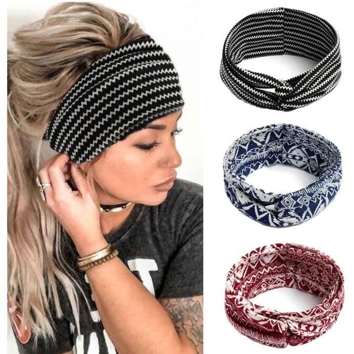Lot De 20 élastiques à Cheveux Bohèmes Avec Perles - Pour Femmes Et Filles - Neuf Avec étiquettes