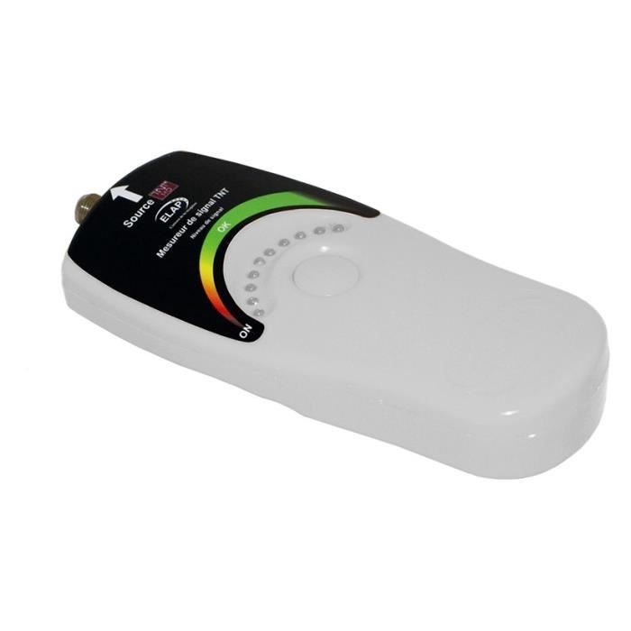 Pointeur De Signal Antenne TNT High-Tech - FM/VHF/UHF - Pile 9V Incluse