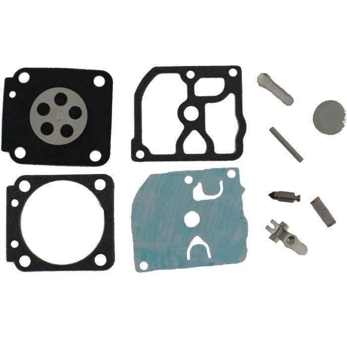 Kit réparation membranes et joints carburateur adaptable ZAMA pour modèle carburateur C1Q monté sur 