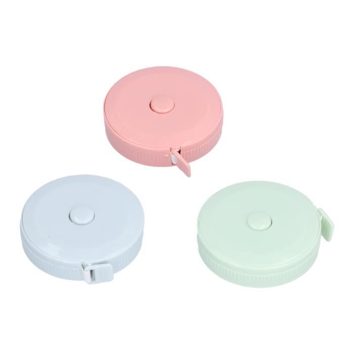 Ruban à Mesurer Souple EBTOOLS - Règle Rétractable Blanche Légère