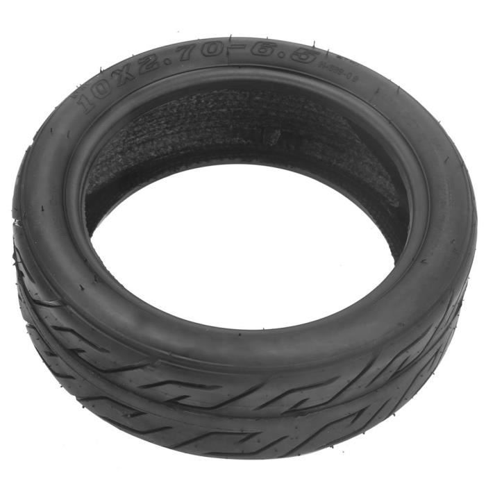 Pneu Plein 10x2.75-6.5 Pneu Tubeless 10x2.75u20116.5, Antidéflagrant 10 Pouces Scooter Pneu Tubeless 10x2.75-6.5