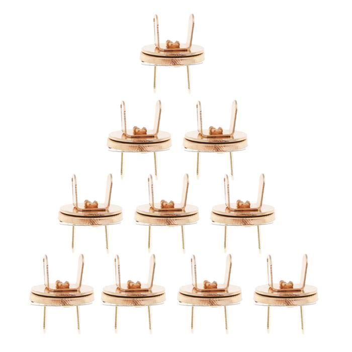 Lot De 10 Boutons Rivets Pour Jeans - Telliswelt - Argent Lissé 17 Mm - Neufs