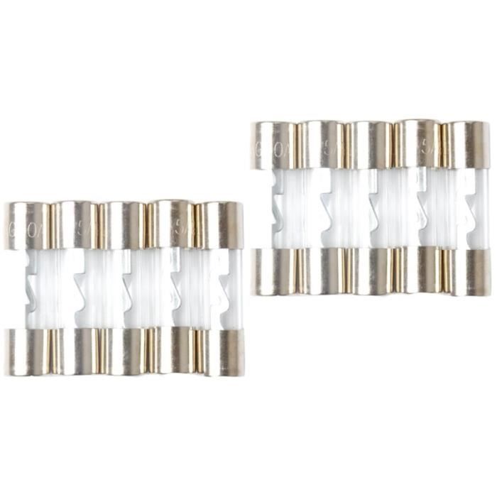 10 PCS AGU Nickeling Fusible Tube Tube StéréoAudio Fusible avec 60A