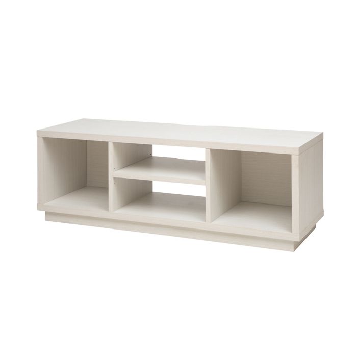 Iris Ohyama Meuble TV Meuble tele Banc TV Ecran jusquà 55 pouces OTS-125S Chêne Blanc L36 x P126 x H41.5 cm Iris Ohyama Meuble TV Meuble tele Banc TV Ecran jusquà 55 pouces OTS-125S Chêne Blanc L36 x P126 x H41.5 cm