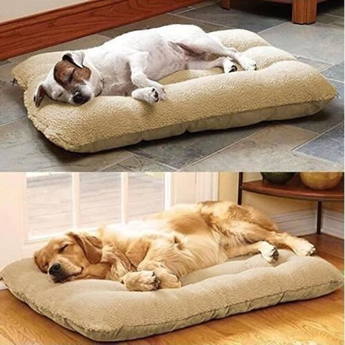 Meilleurs prix pour Coussin pour Chien - MARQUE - Lit Rectangulaire - Lavable - Confortable - 75x50cm