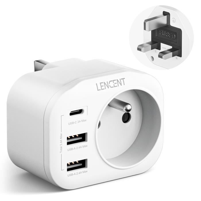 Adaptateur de prise USA US CN vers EU Converter 250V 16A adaptateur de voyage à prix pas cher | Maroc