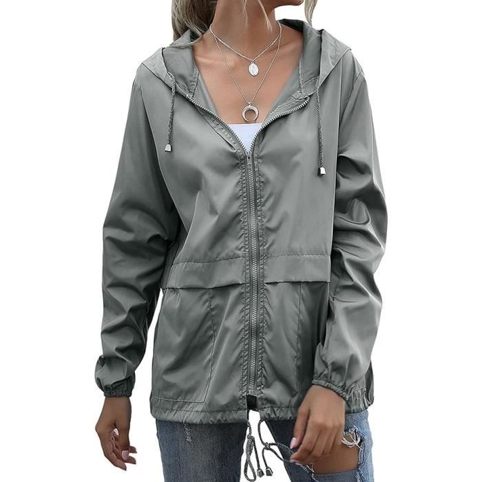 Veste femme de pluie sale