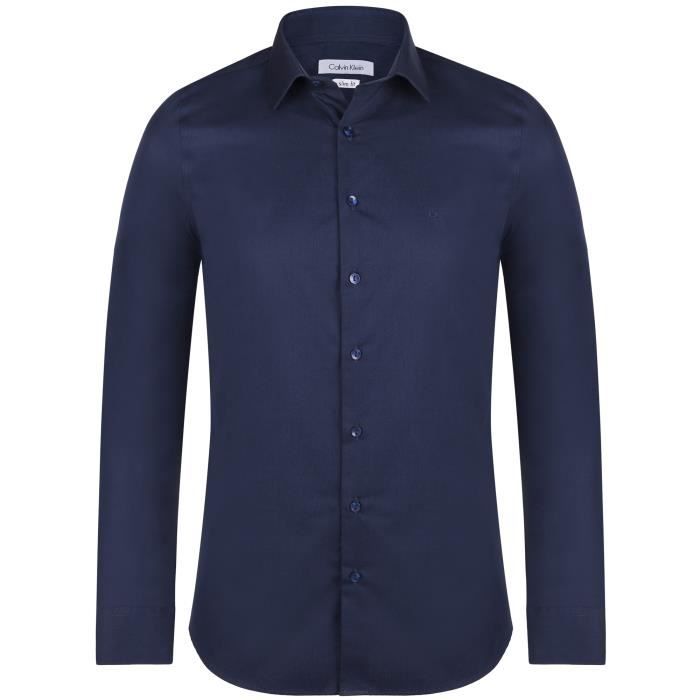 Chemise calvin klein homme bleu clearance