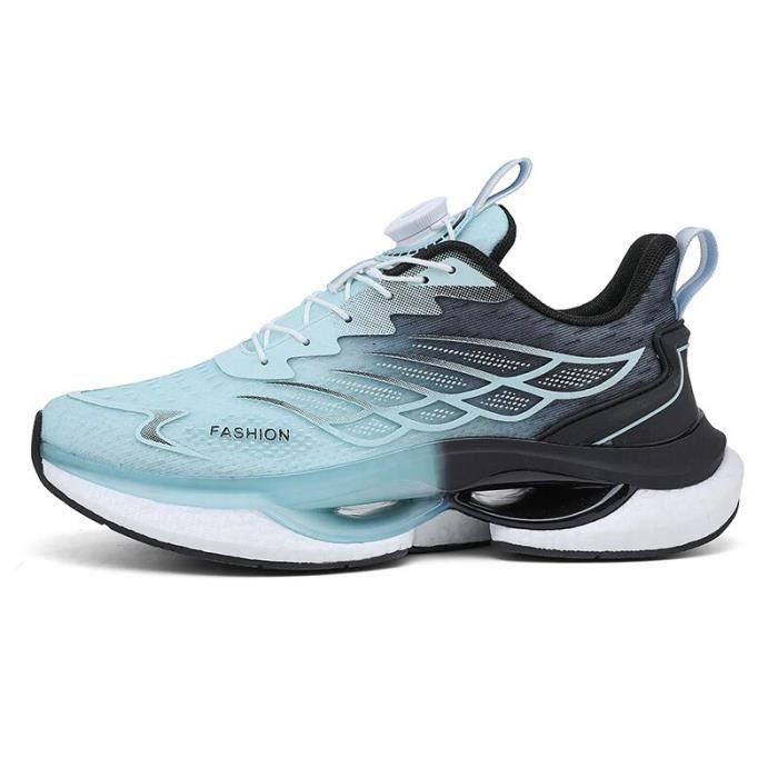 Baskets Homme Semelle Épaisse Antidérapantes - Chaussures De Sport Légères En Tissu Respirant