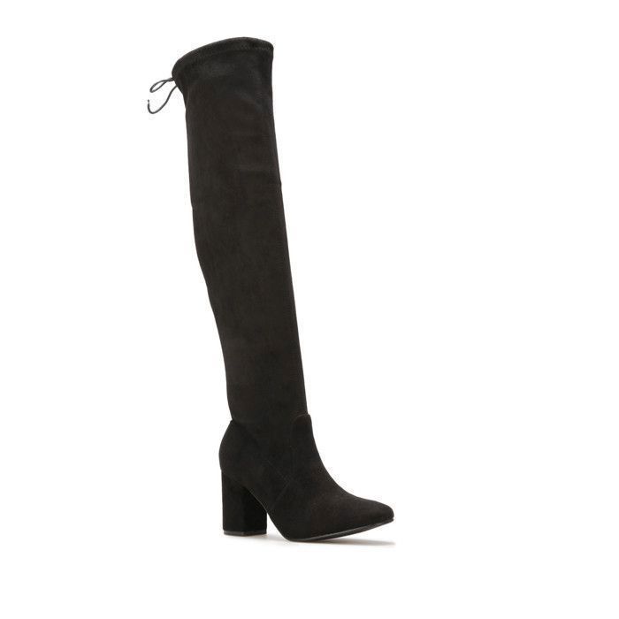 La Modeuse-Bottes, cuissardes-Cuissardes en suédine avec cordon à