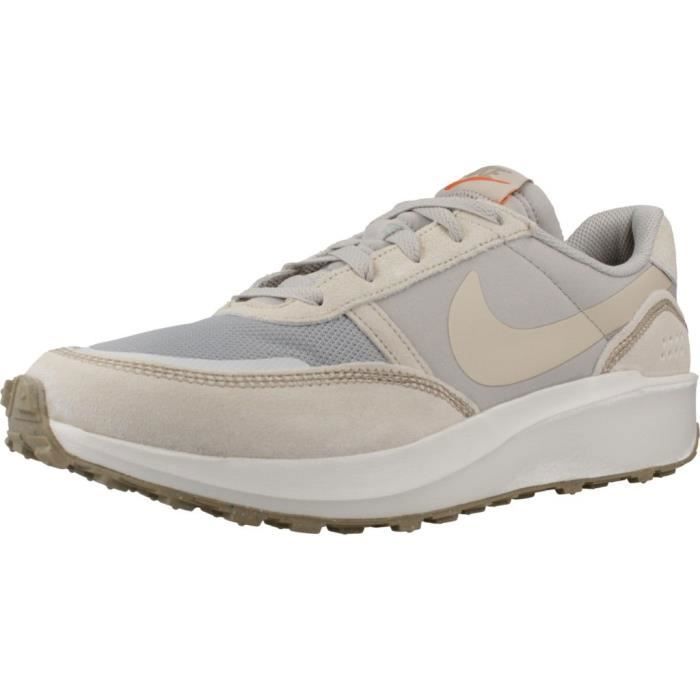 Baskets Nike Waffle Debut Beige Textile Lacets Beige
